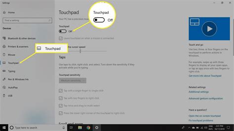 How To Disable The Touchpad On Windows 10
