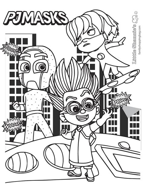 Pj Masks Printables Coloring Pages