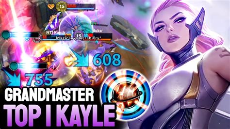 Wild Rift Kayle Top Kayle Gameplay Grandmaster Ranked Youtube