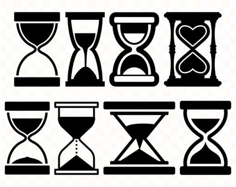 Hourglass Svg Hourglass Svg Bundle Hourglass Png Hourglass Etsy