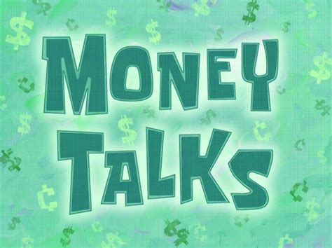 File Money Talks Title Card Png Spongebob Wiki The Spongebob Encyclopedia Erofound