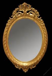 Antiques Atlas Large Antique French Gilt Oval Mirror