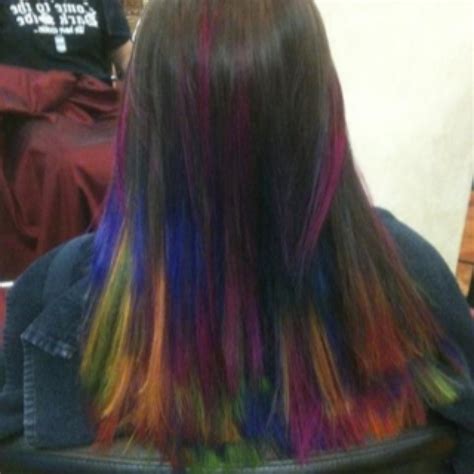1617 Best Rainbow Hair Images On Pinterest Coloured Hair Colourful Hair And Chalking Hair