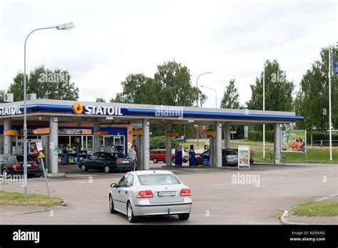 Statoil Norwegian Petroleum Company Petrol Station Stock Photo Alamy