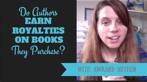 Do Authors Earn Royalties On Books They Purchase From Their Publishers