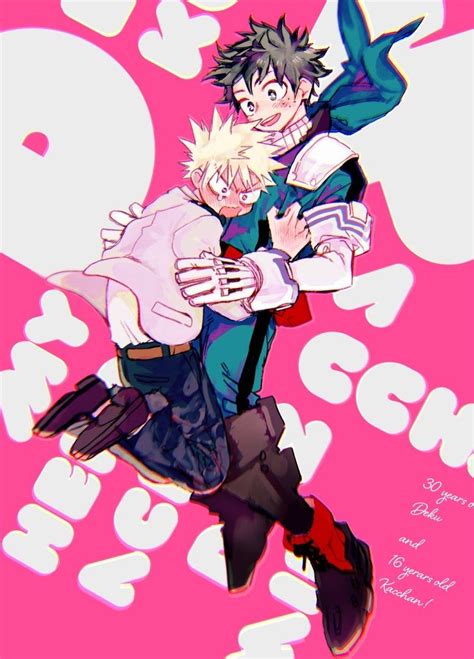 KatsuDeku 勝デク Kacchan Deku Bakugou x Midoriya VK Anime dad Anime Hot