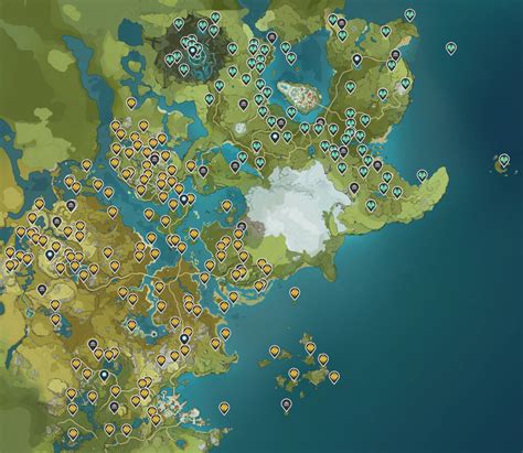 El Mapa Que Te Muestra Todos Los Secretos De Genshin Impact Reverasite