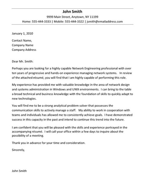 Cover Letter Example Engineering Engineer Cover Letter