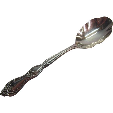 All ornately etched with a floral pattern. Sugar Spoon Silverplate by Wm Rogers With Floral ...