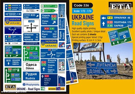 Berliner Zinnfiguren Ukraine Straßenschilder Online Kaufen