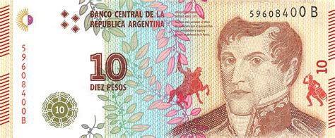 Argentina 10 Pesos 2016 04 04 Unc Manuel Belgrano 1770 1820