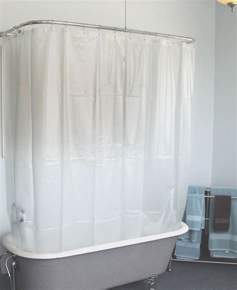 Clawfoot Shower Curtain Extra Wideopaque Wmagnets370362