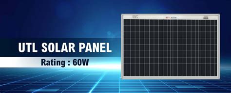 Buy Online Utl 60 Watt Polycrystalline Solar Panel At Best Price