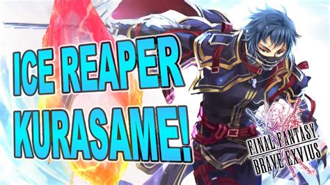 How To Use Ice Reaper Kurasame Final Fantasy Brave Exvius Unit Reviews Guides Rotations