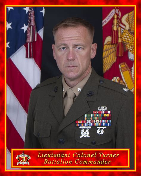 Lieutenant Colonel Brandon H Turner 3rd Marine Division Biography