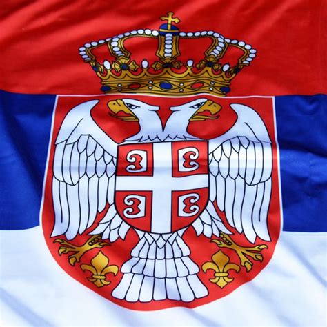 Zastava Srbije - unutrašnja/svečana - krep saten | ZastaveShop