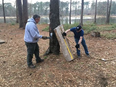 There are local ranger district offices located in ratcliff. Chopping Wood at Ratcliff Lake of Davy Crockett National ...