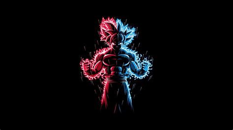 red and blue goku wallpapers top free red and blue goku backgrounds wallpaperaccess