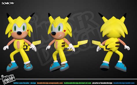 Sonichu Render By Realinvaderdesign On Deviantart