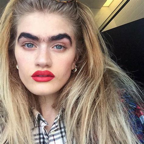 Behold “unibrow Movement” Is A Real Instagram Beauty Trend