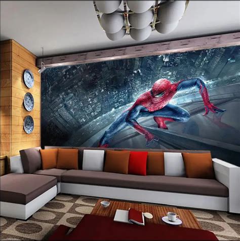 Spider Man Wallpaper For Kids Room Boys Spiderman Wallpaper Kids