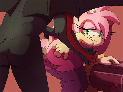 Rule 34 2014 Amy Rose Anthro Anus Ass Bent Over