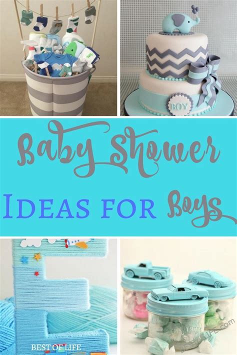 Blue hello little one baby shower decorating kit. Baby Shower Ideas for Boys | Themes, DIY, Food, and Budget ...