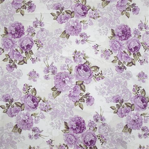 Pink Purple Floral Pattern Fabric Abstract Roses Seamless Vector