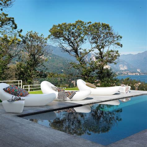 Missoni Home Outdoor Lounger Chair Petal