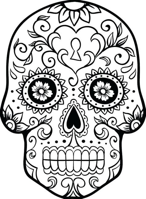 Mexican Skull Drawing Free Download On Clipartmag