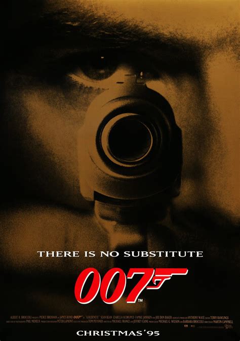 Goldeneye James Bond Movie Poster Classic 90s Vintage Poster Print