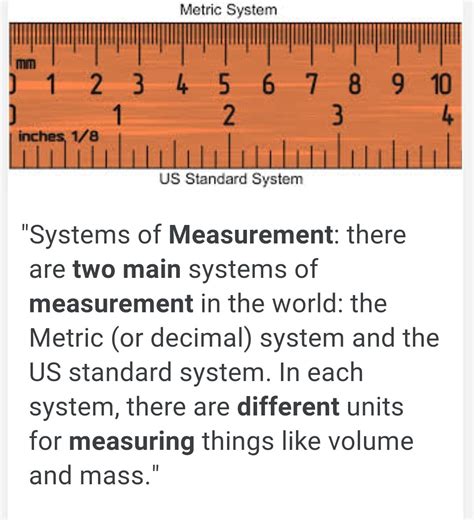 What Are The Two Different System Of Measurement