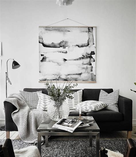 Simple And Cozy Coco Lapine Design Monochrome Living Room