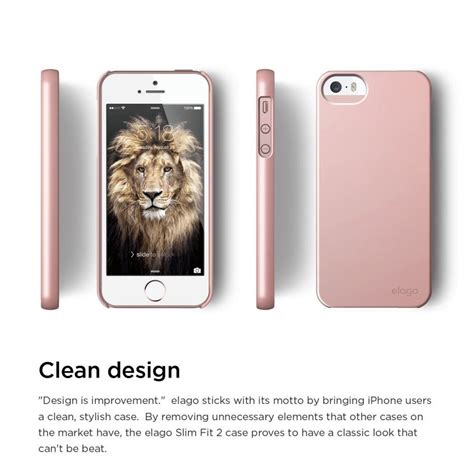 Elago S5 Slim Fit кейс и Hd покритие за Iphone 5 Iphone 5s Iphone
