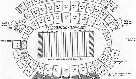 Air Force Football Stadium Seating Chart | Elcho Table
