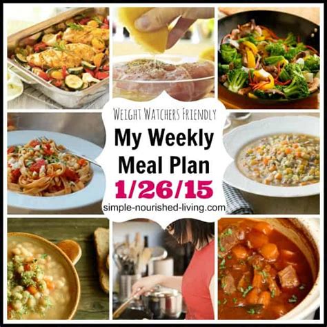 In fact, eggs are now a zero point. Weekly Weight Watchers Meal Plan Ideas Winter 2015
