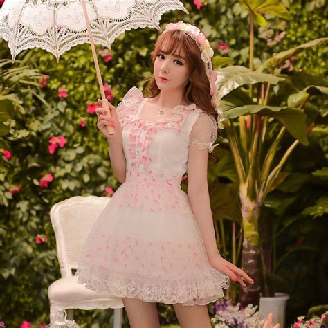 Princess Sweet Lolita Dress Candy Rain Summer Japanese Style Sweet