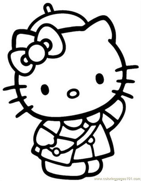 Lovely hello kitty under the umbrella coloring page from hello kitty category. Hellokitty4 Coloring Page - Free Hello Kitty Coloring ...