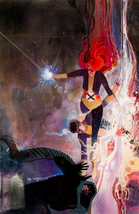 Bill Sienkiewicz Cover Painting For The New Mutants Issue 25 C1985