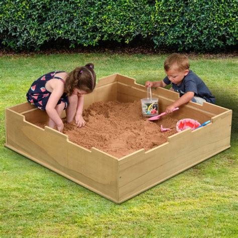 Sand Castle Sandbox With Lid - Sand & Water from Early Years Resources UK