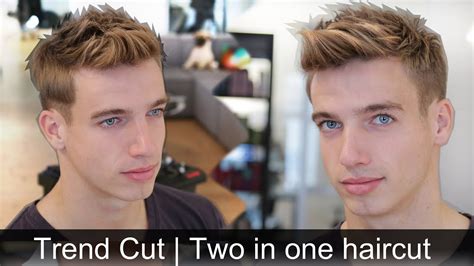 I also give you a close up look on each hair. Men's Trendy Hair Tutorial | 2 Hairstyles In 1 Haircut ...