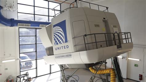 Inside United Airlines Flight Training Facility