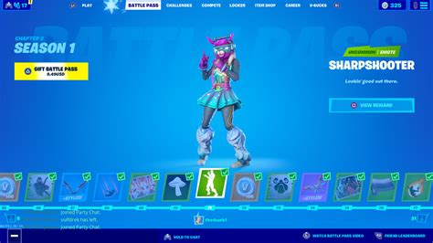 To see the page that showcases all cosmetics released in chapter 2: Battle Pass - Fortnite Wiki