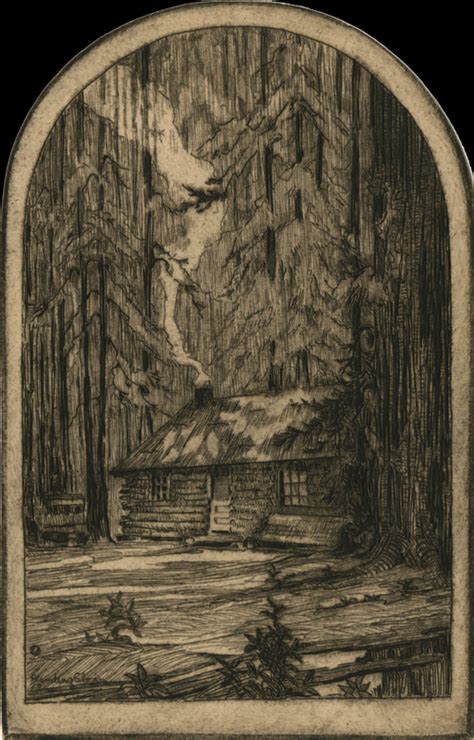 Untitled Cabin In The Woods By James Blanding Sloan Annex Galleries