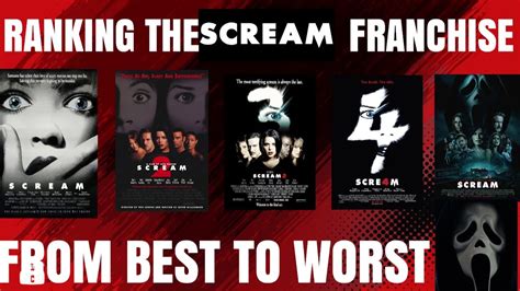 Ranking The Scream Franchise From Best To Worst Youtube