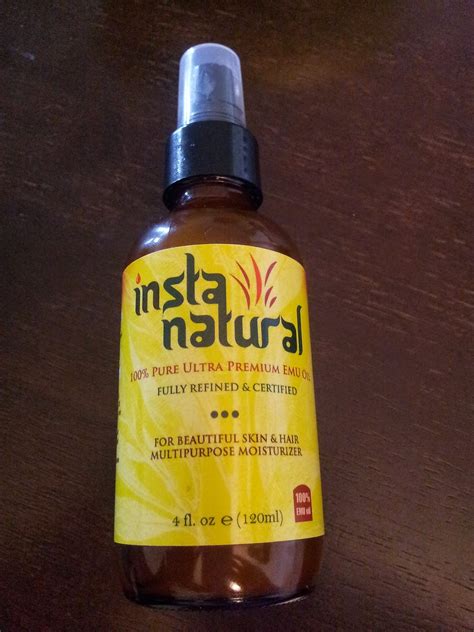 In the usa this is done at usda certified facilities. Mom's Thumb Reviews: Insta Natural Emu Oil