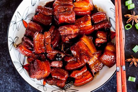 Chinese Braised Pork Belly Hong Shao Rou Recipe