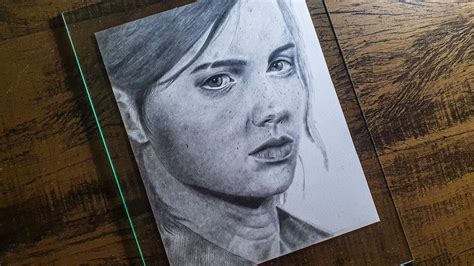 Witness The Mesmerizing Art Of Drawing Ellie From The Last Of Us Youtube
