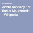 Arthur Annesley, 1st Earl of Mountnorris - Wikipedia | Arthur, Family ...