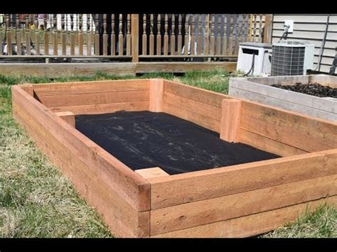 How To Build A Wood Garden Box Builders Villa
